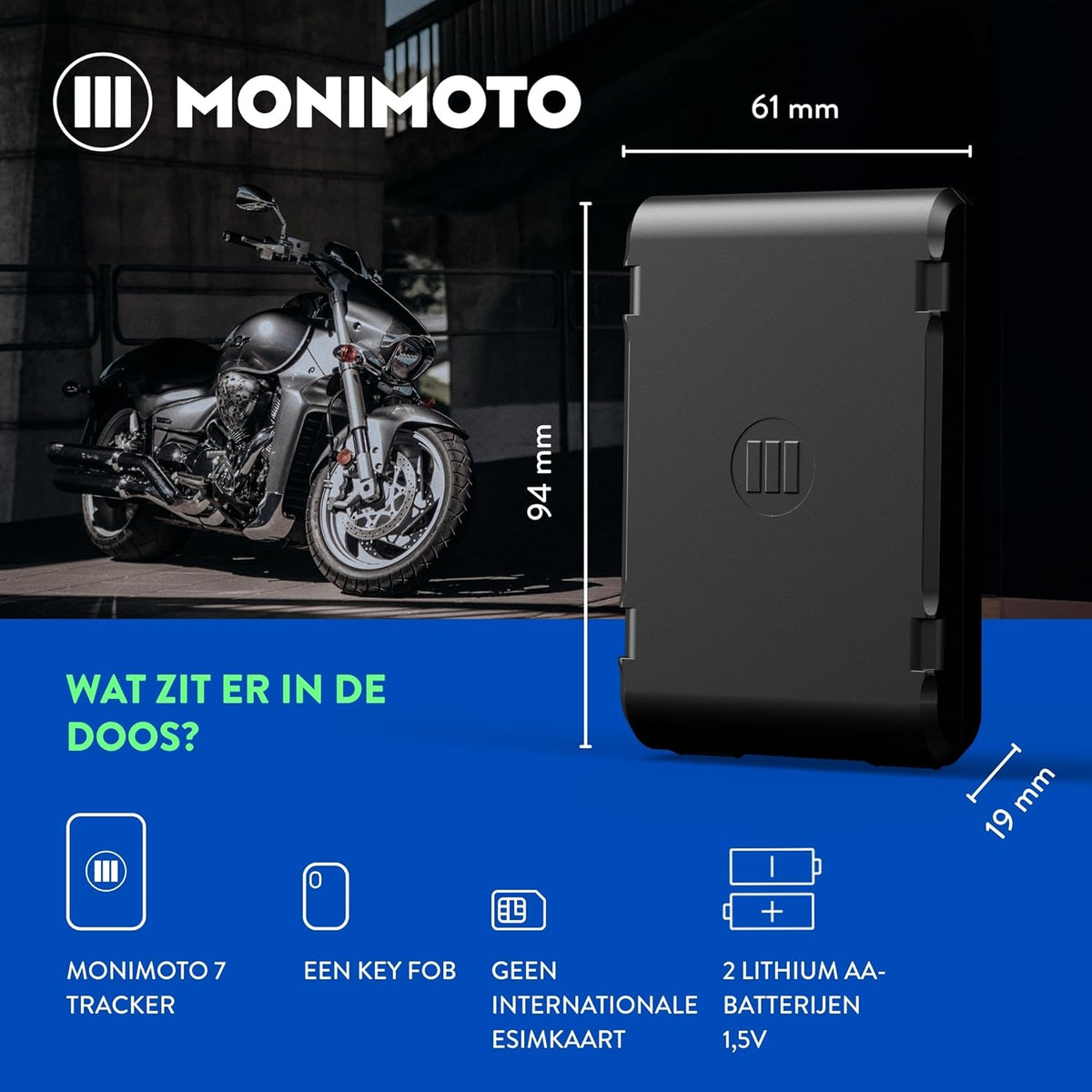 MoniMoto 7 Motorcycle Security Tracker™