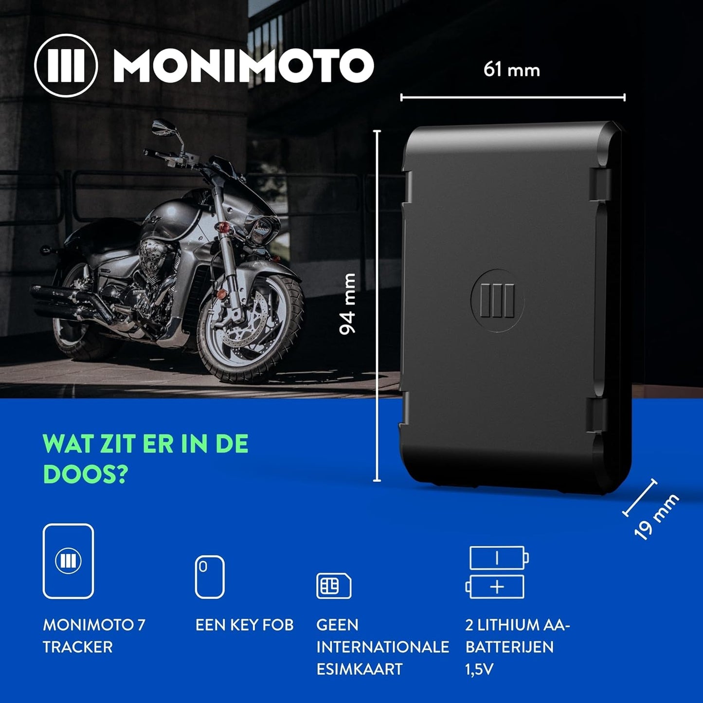 MoniMoto 7 Motorcycle Security Tracker™