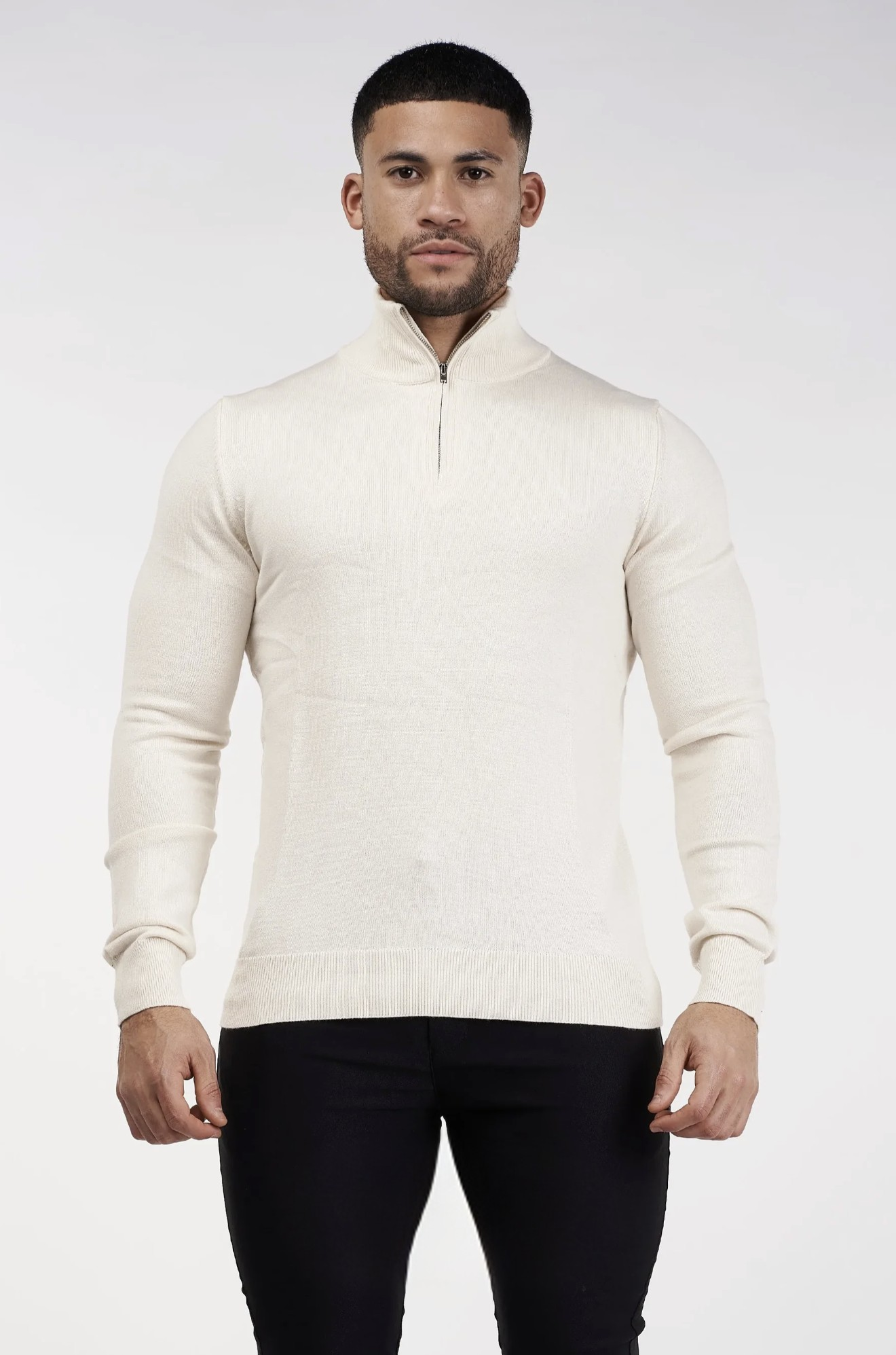 THE SANTONI HALF ZIP - SWEATER