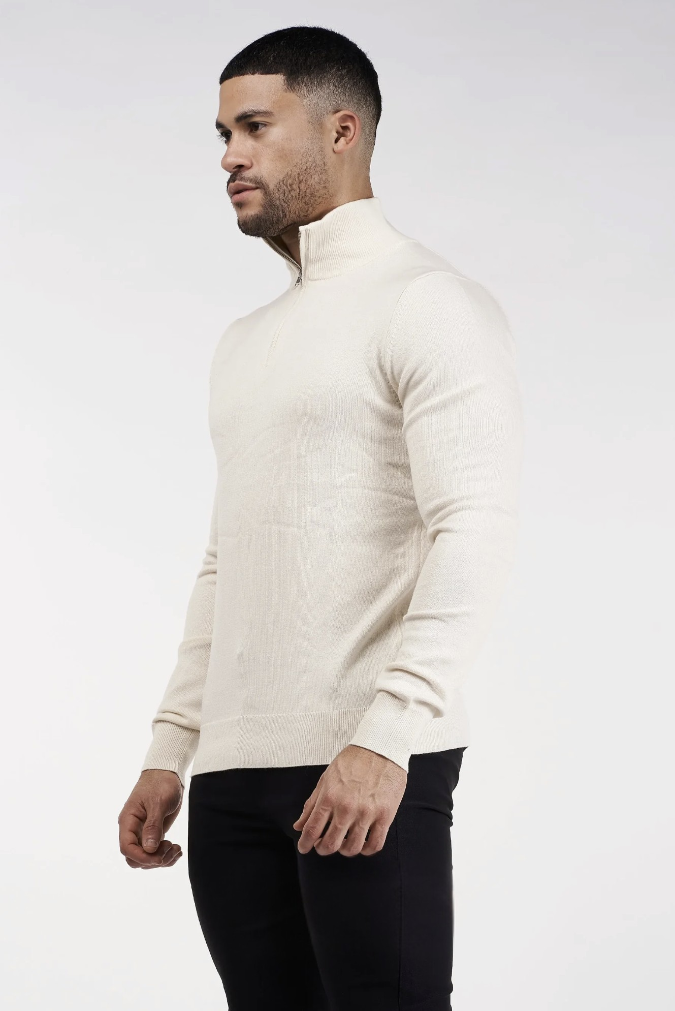 THE SANTONI HALF ZIP - SWEATER